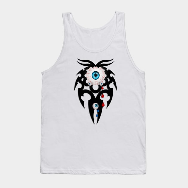 Alien Eyes Tank Top by AmandaRain